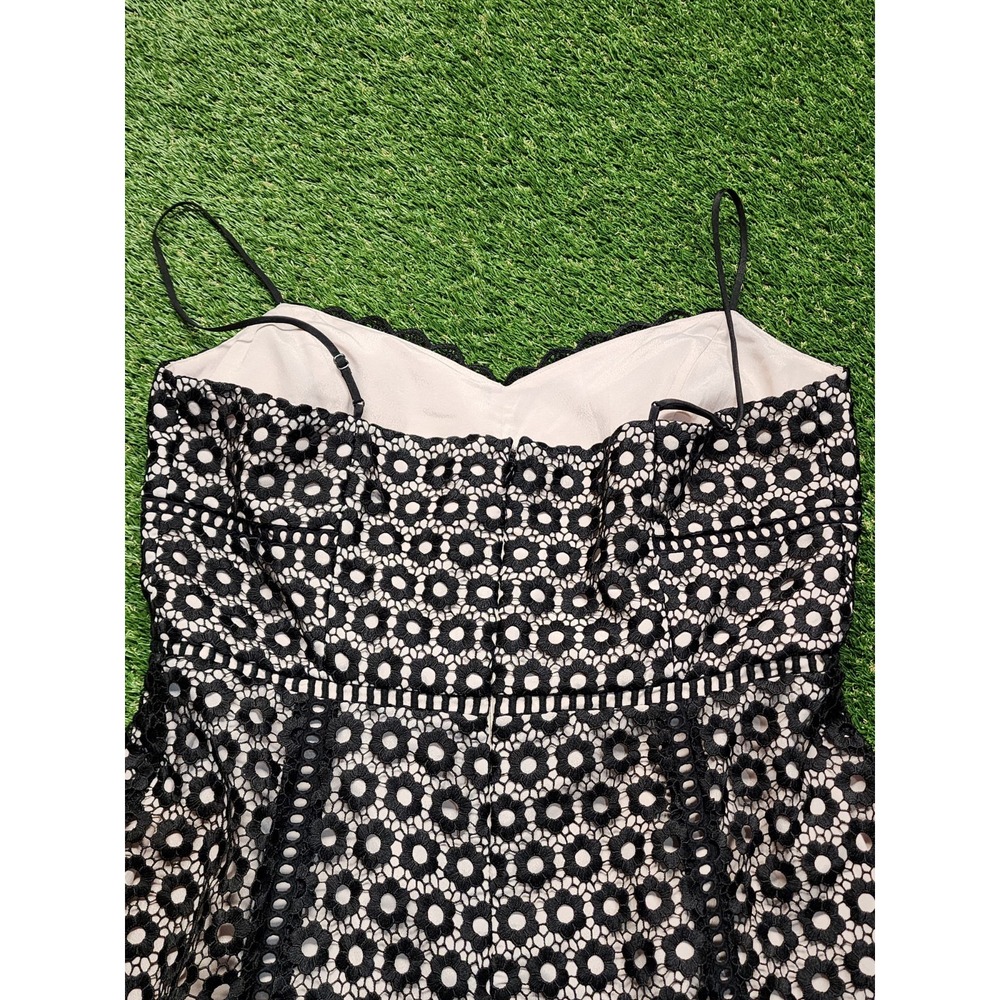 J. Crew Size 12 Daisy black lace spaghetti strap dress Cocktail - Picture 8 of 8